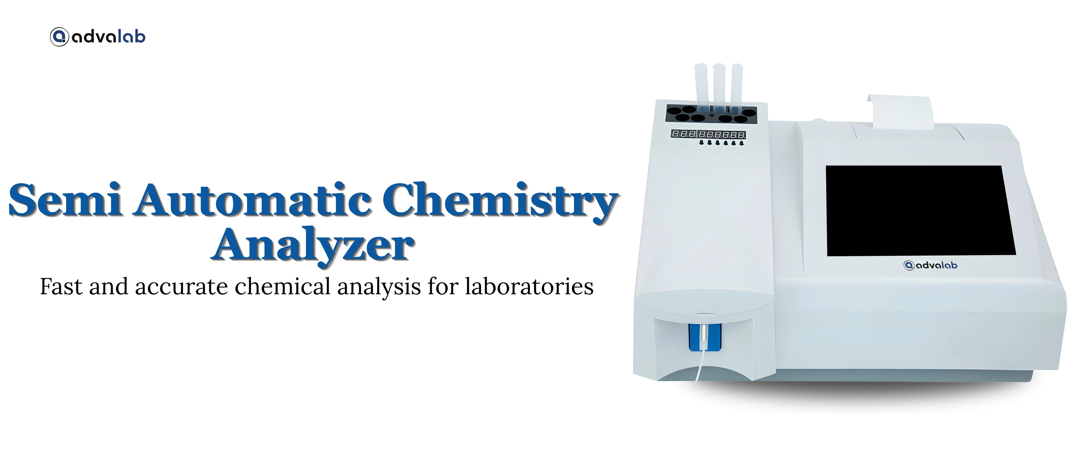 Semi Automatic Chemistry Analyzer  Fast and Accurate Chemical Analysis for Laboratories