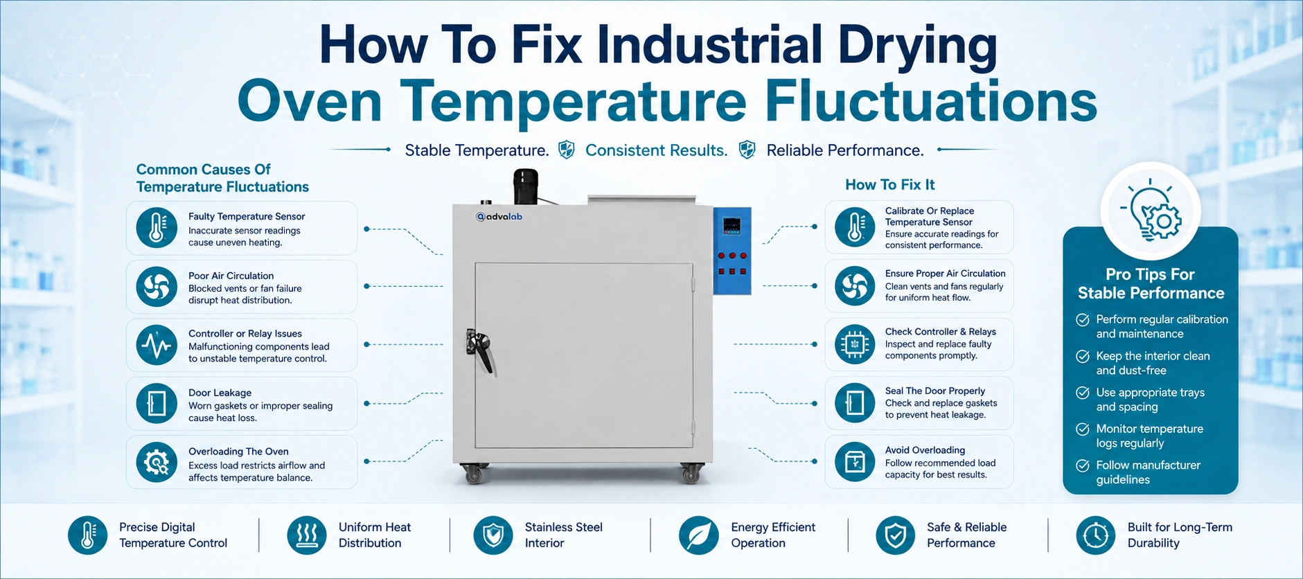 How to Fix Industrial Drying Oven Temperature Fluctuations