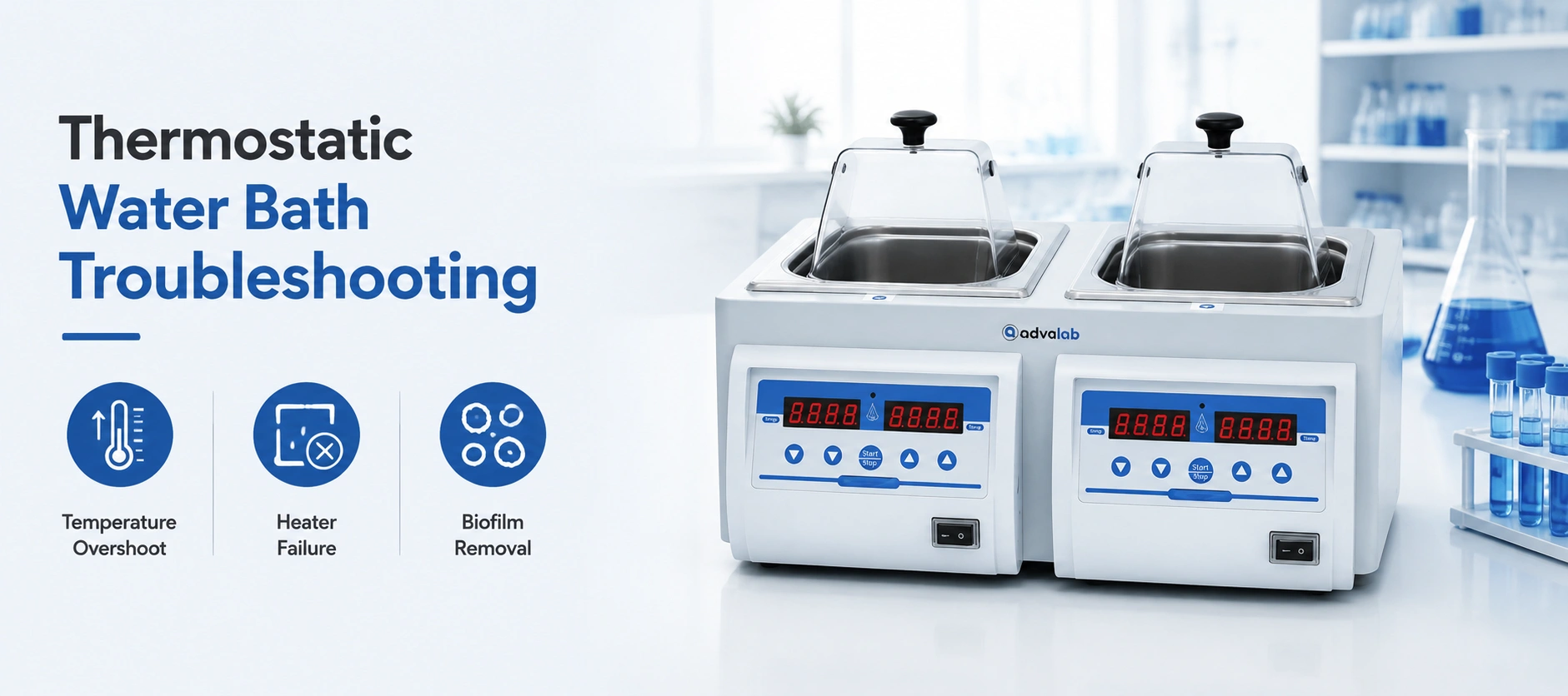 Thermostatic Water Bath Troubleshooting Temperature Overshoot Heater Failure and Biofilm Removal