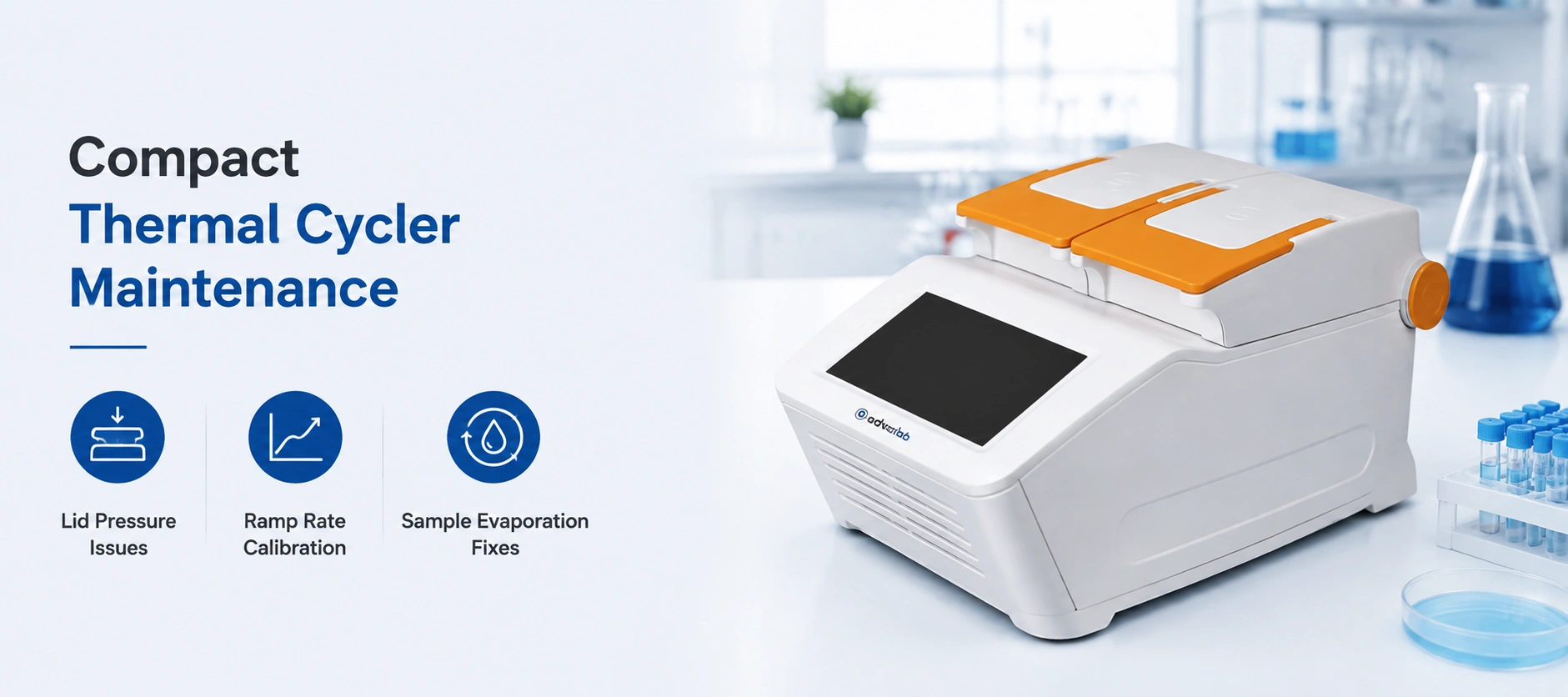 Compact Thermal Cycler Maintenance Lid Pressure Issues Ramp Rate Calibration and Sample Evaporation