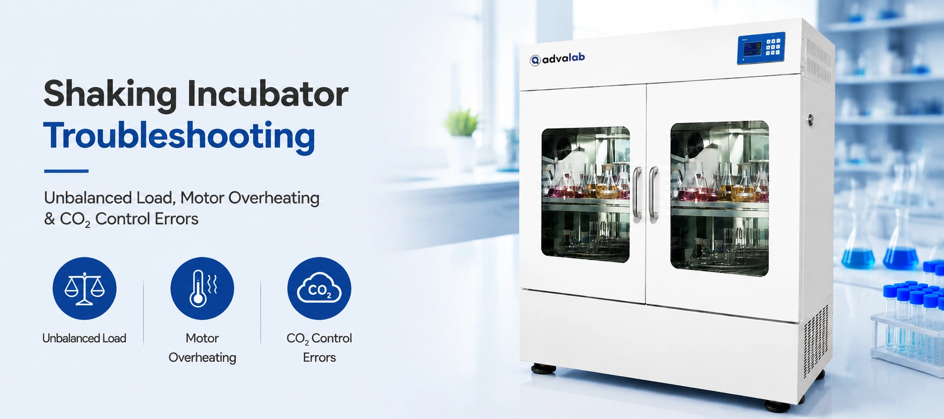 Shaking Incubator Troubleshooting Unbalanced Load Motor Overheating and CO2 Control Errors