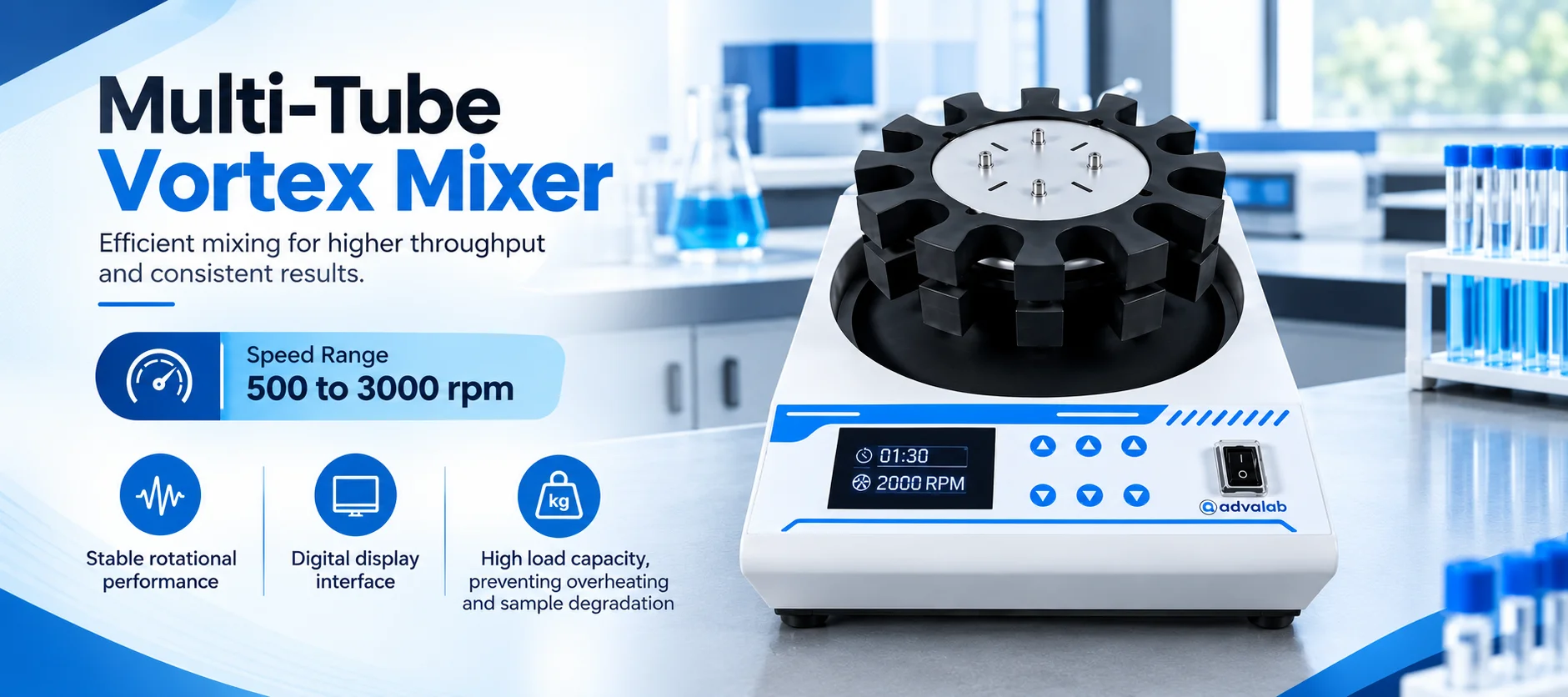 MultiTube Vortex Mixer Benefits 10 Advantages for High Throughput Sample Testing
