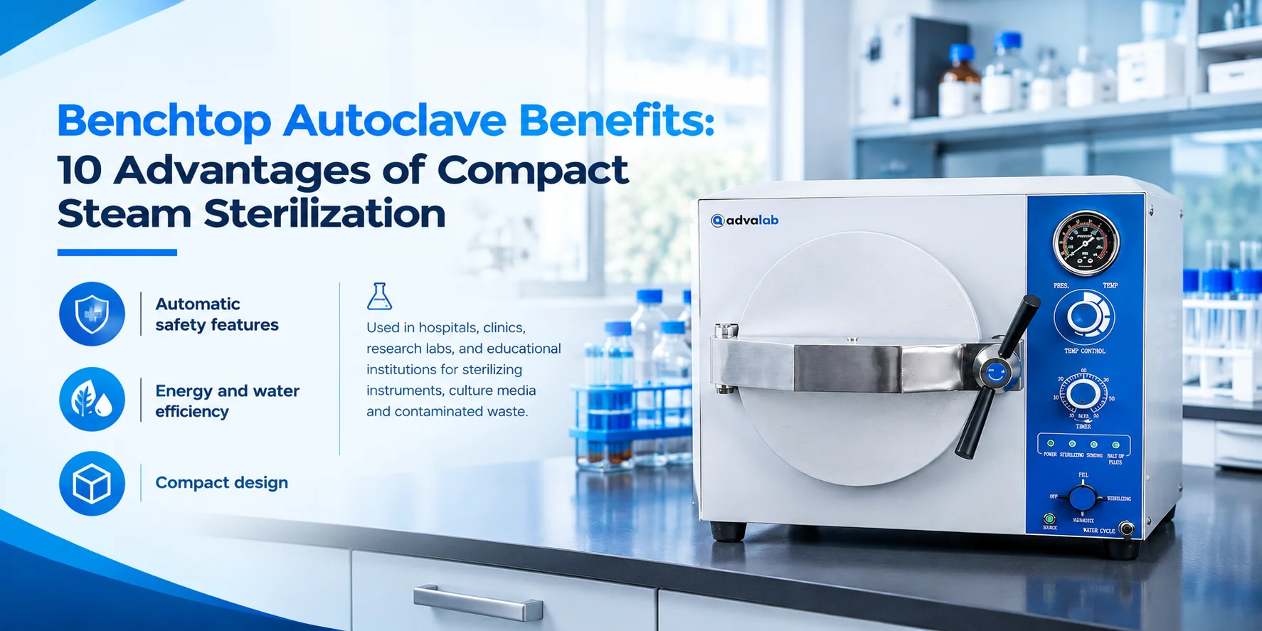 Benchtop Autoclave Benefits 10 Advantages of Compact Steam Sterilization