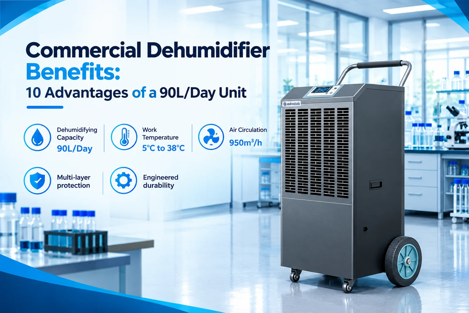 Commercial Dehumidifier Benefits 10 Advantages of a 90L Day Unit