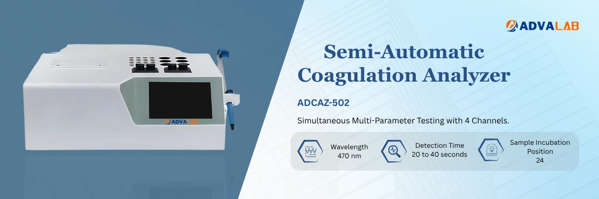 Semi-Automatic Coagulation Analyzer ADCAZ-502