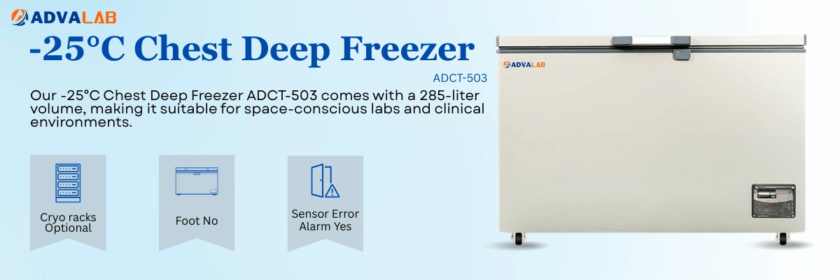 -25°C Chest Deep Freezer ADCT-503 | Capacity	285 L | Temperature Range	-10 to -25°C