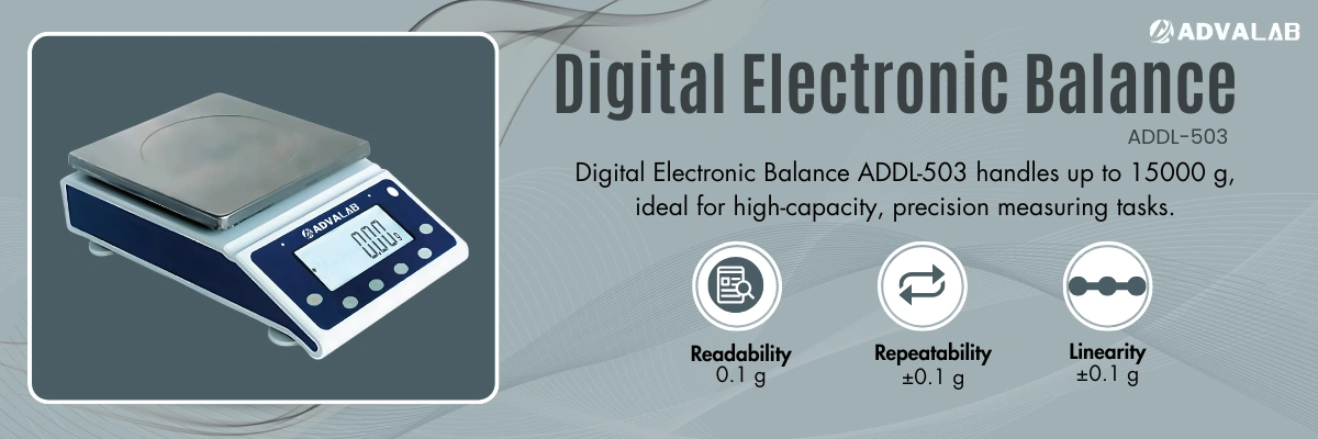 Digital Electronic Balance ADDL-503 | Capacity	15000 g | Readability	0.1 g