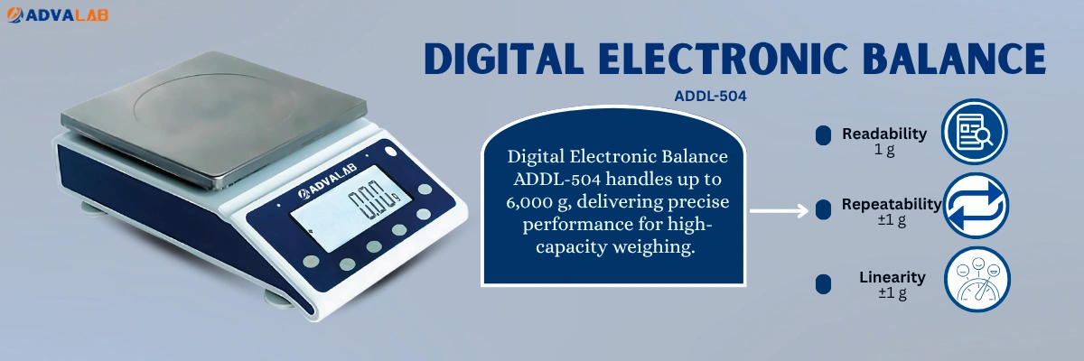 Digital Electronic Balance ADDL-504 |  Capacity	6000 g | Readability	1 g