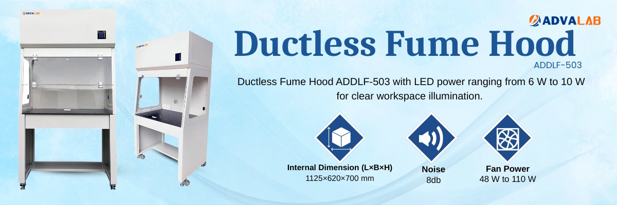 Ductless Fume Hood ADDLF-503|Internal Dimension (L×B×H):1125×620×700 mm|Noise:8 db