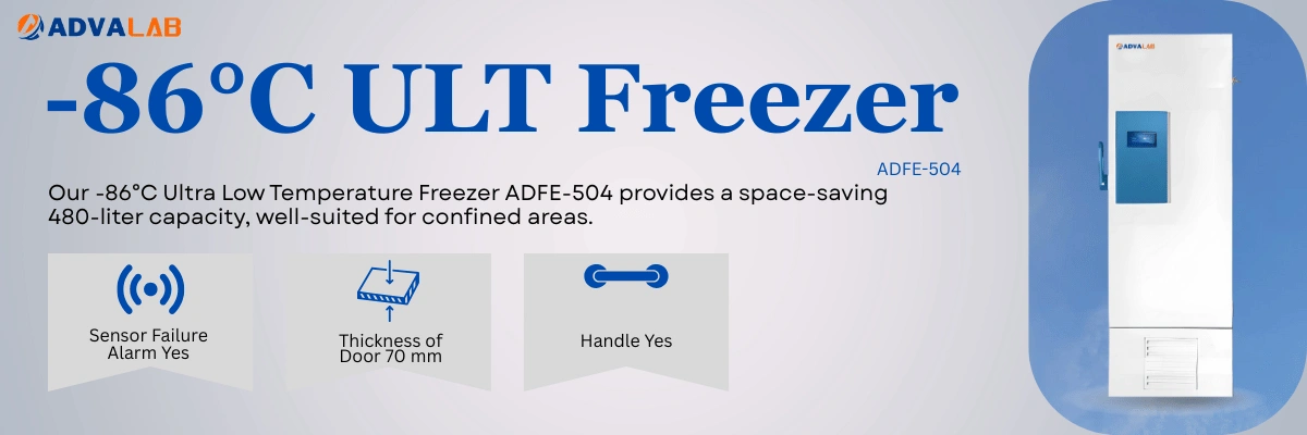 -86°C ULT Freezer ADFE-504 | Capacity	480 L | Temperature Range	-40 to -86°C