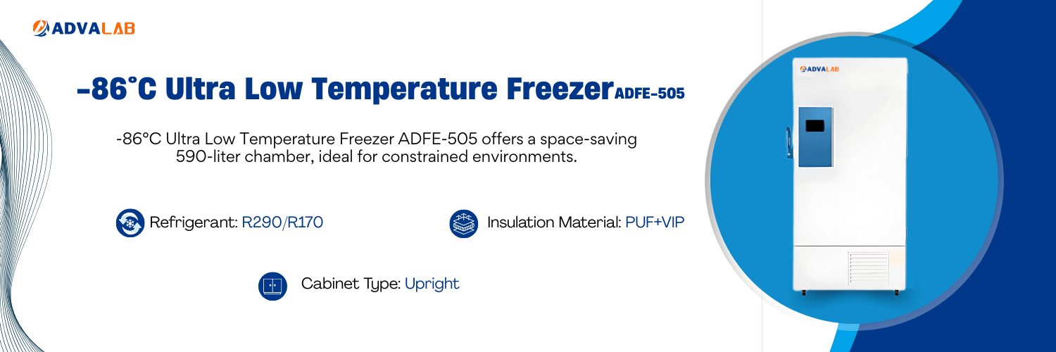 -86°C ULT Freezer ADFE-505 | Capacity	590 L | Temperature Range	-40 to -86°C