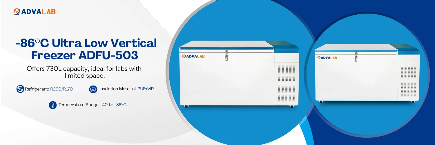 -86°C Ultra Low Vertical Freezer ADFU-503 | Capacity	730 L | Temperature Range	-40 to -86°C