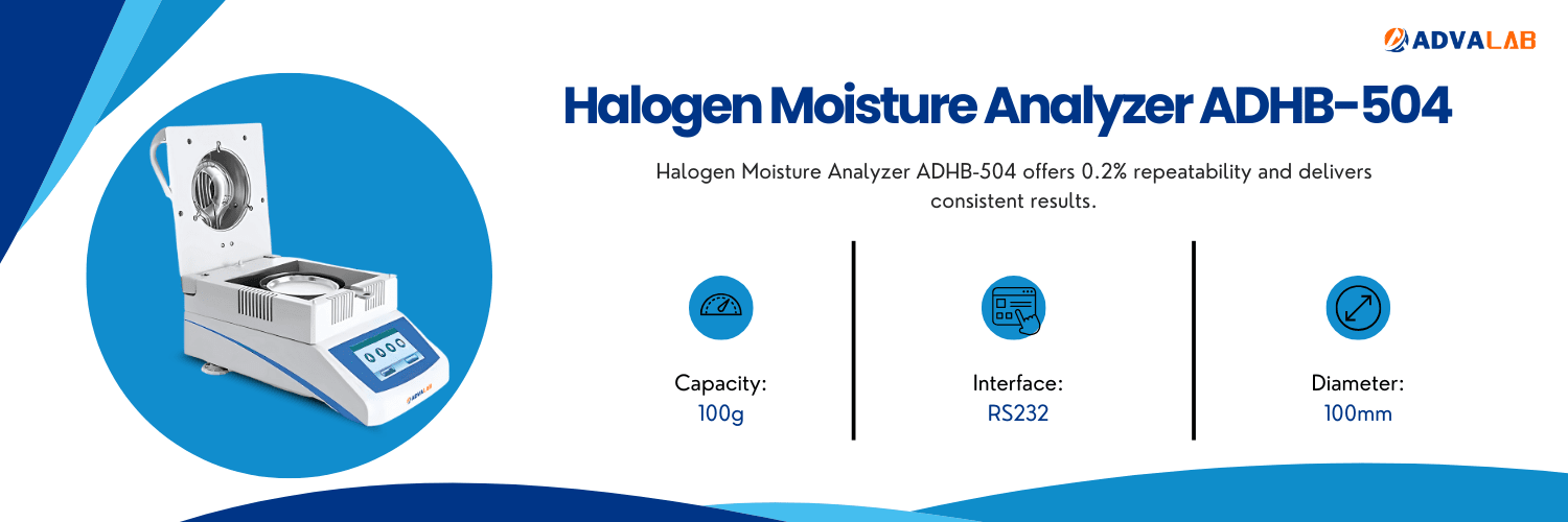 Halogen Moisture Analyzer ADHB-504