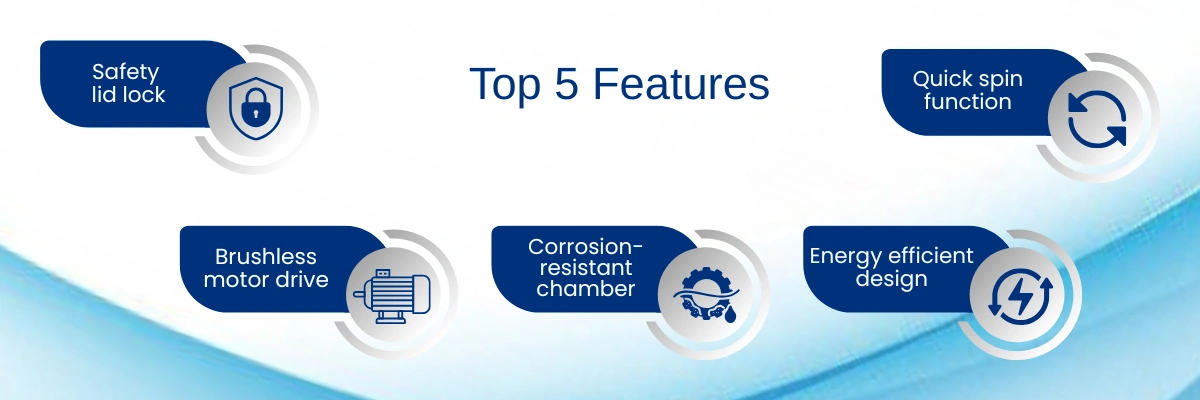 High Speed Refrigerated Centrifuge ADHSC-506|Safety lid lock|Brushless motor drive