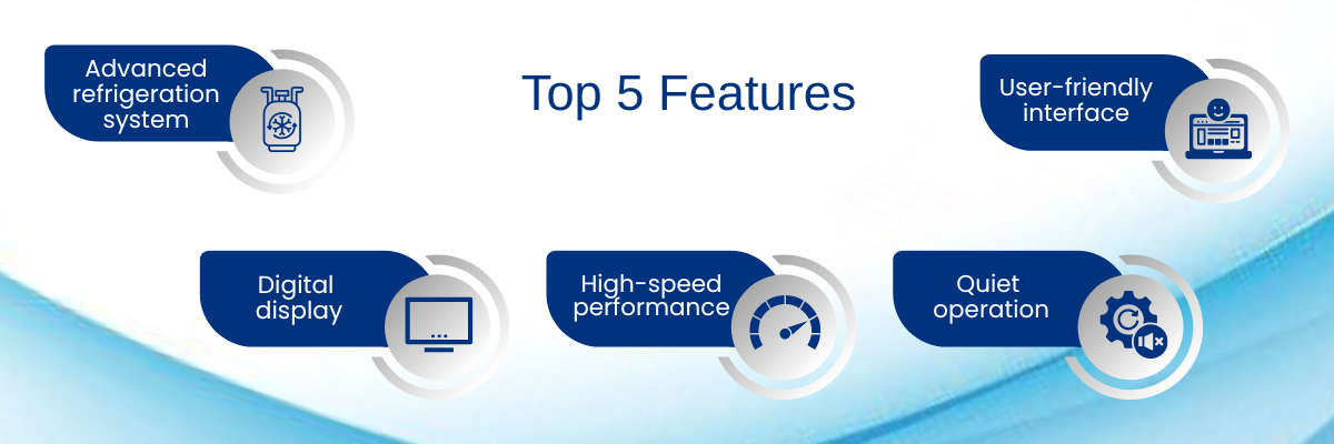 High Speed Refrigerated Centrifuge ADHSC-507|Advanced refrigeration system|Digital display