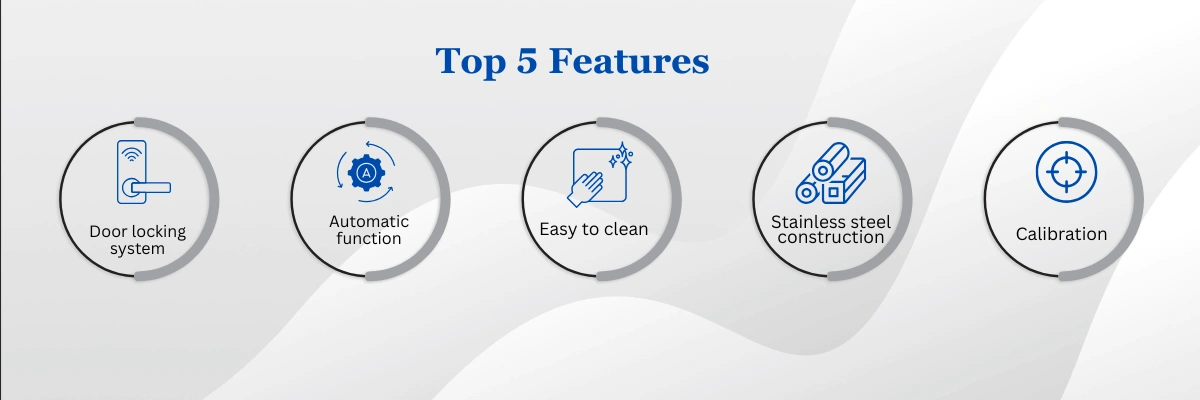 High Speed Refrigerated Centrifuge ADHSC-517|Door locking system|Automatic function
