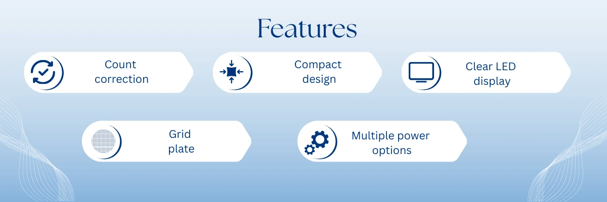 Manual Colony Counter ADMCC-501 | Count correction | Compact design
