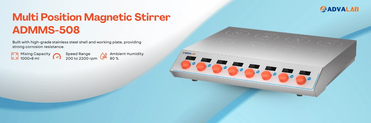 Multi Position Magnetic Stirrer ADMMS-508
