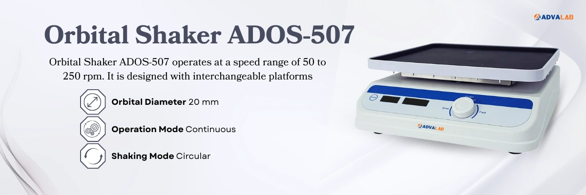 Orbital Shaker ADOS-507 |  Orbital Diameter 20 mm