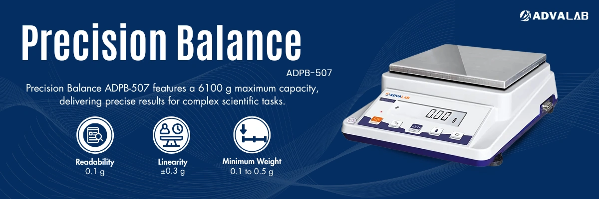 Precision Balance ADPB-507 | Capacity	6100 g | Readability	0.1 g