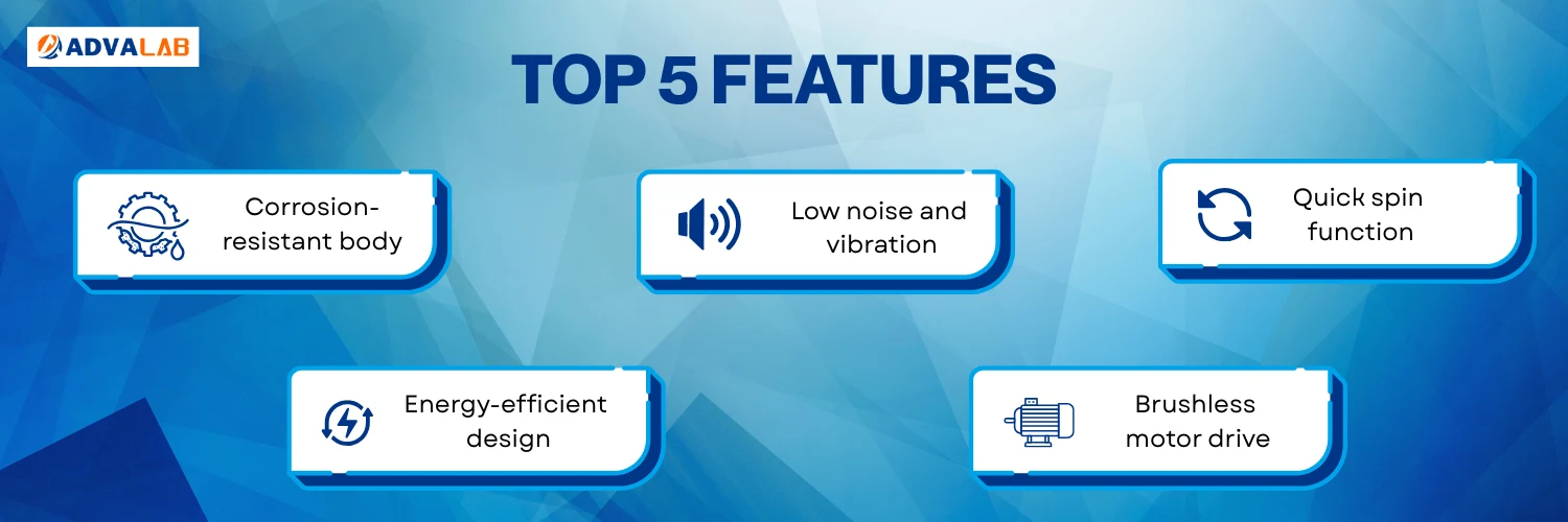 PRP Centrifuge ADPCF-501|Corrosion-resistant body|Low noise and vibration