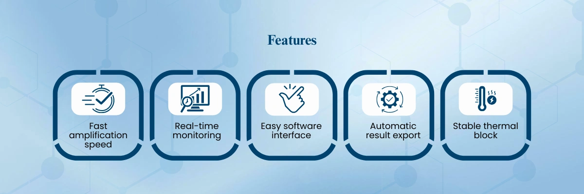 Real-Time PCR Machine ADPCR-501 | Fast amplification speed | Real-time monitoring