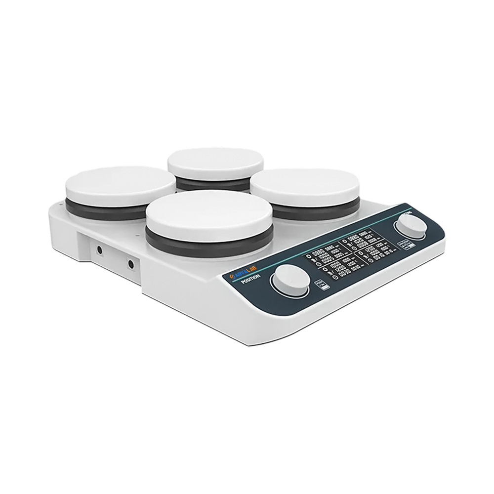 4-Position Hotplate Stirrer ADPHS-501_left side view