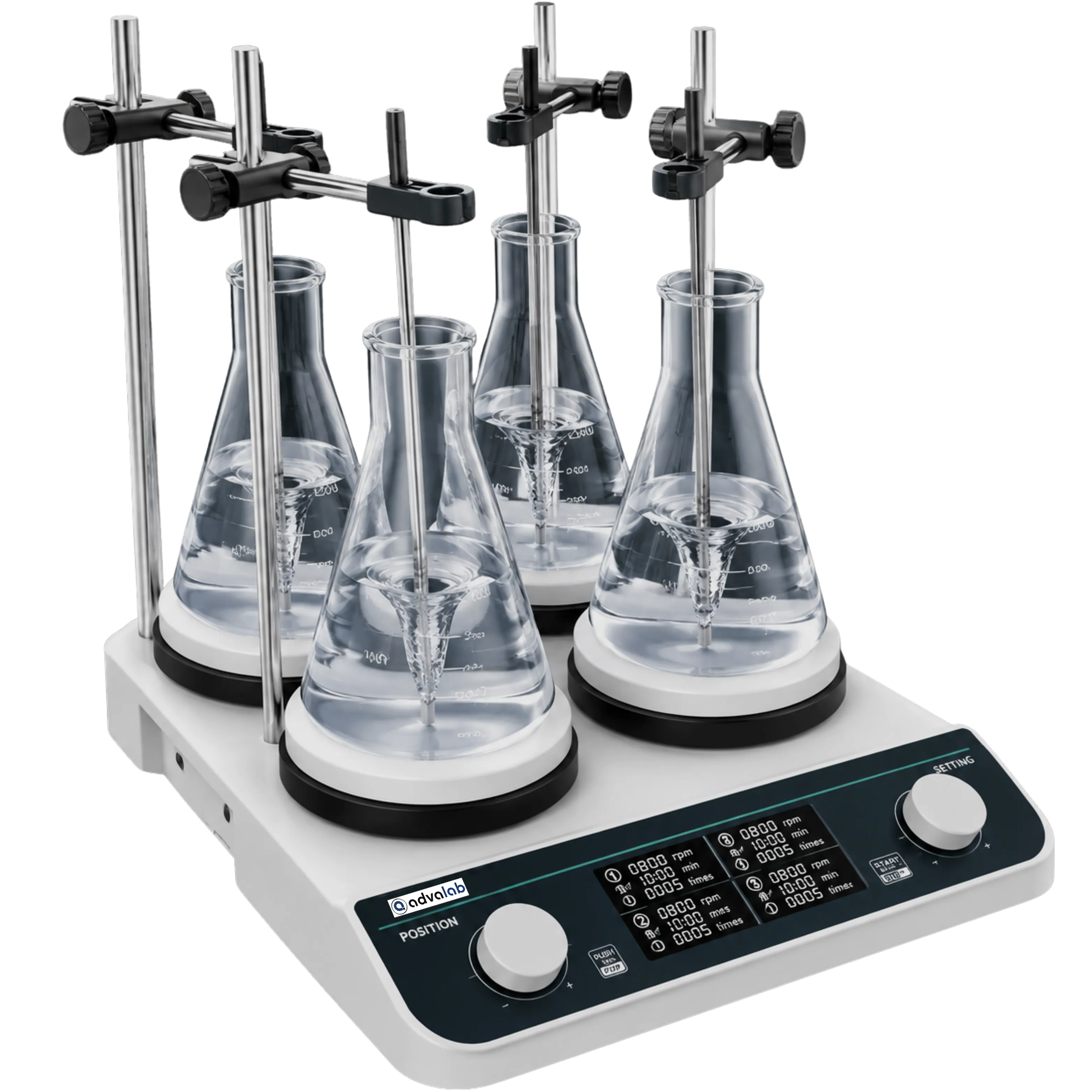 4-Position Hotplate Stirrer ADPHS-501