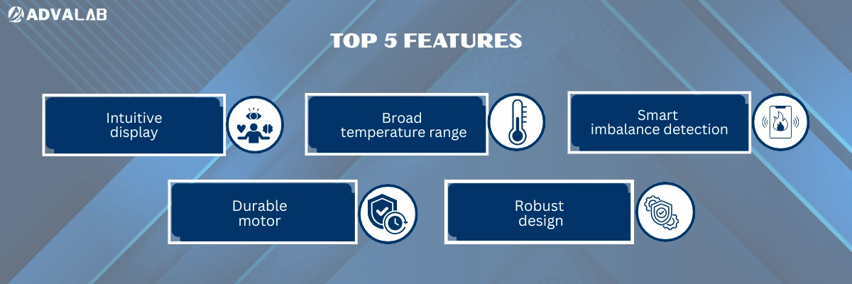 Refrigerated Low-Speed Centrifuge ADRLC-501|Intuitive display | Broad temperature range