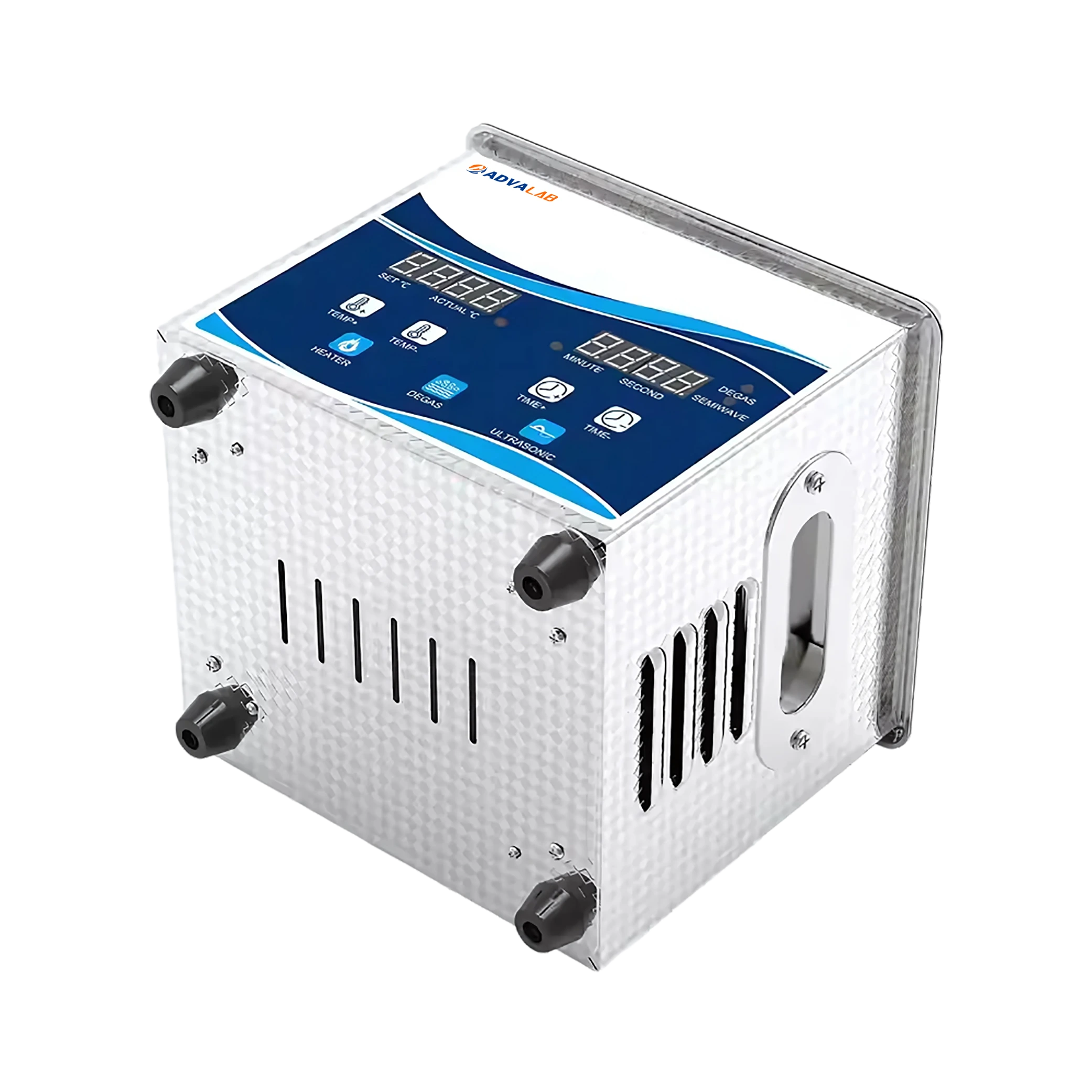 Digital Ultrasonic Cleaner ADUD-502 (tilt view)