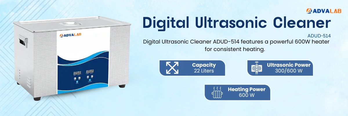 Digital Ultrasonic Cleaner ADUD-514 |  Capacity 22 Liters | Ultrasonic Power 300/600 W