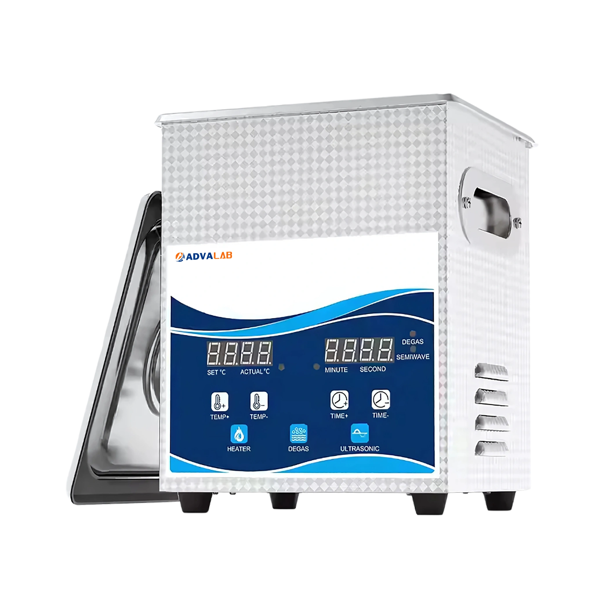 Digital Ultrasonic Cleaner ADUD-522 (side view)