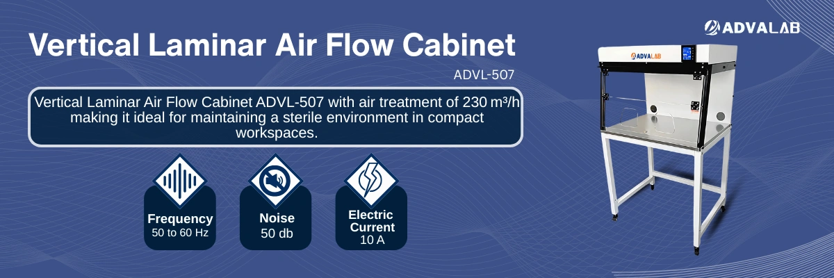 Vertical Laminar Air Flow Cabinet ADVL-507|Frequency:50 to 60 Hz|Noise:50 db
